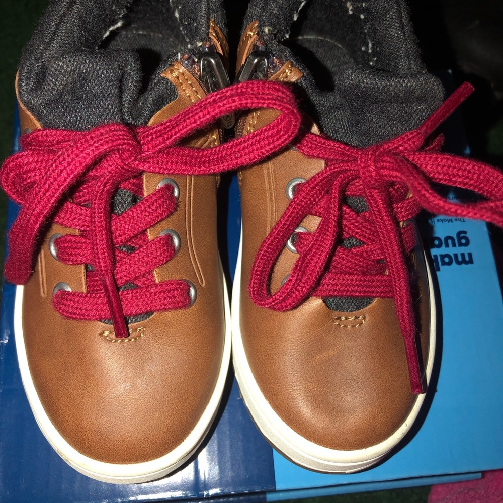 Zara Boys Leather Shoes (size 6 infant)